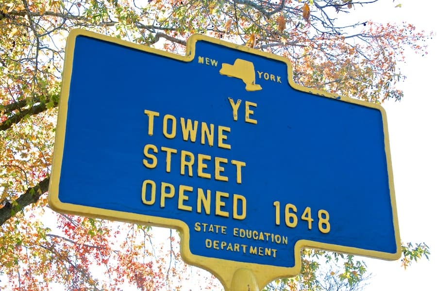 Ye Towne Street — Opened 1648